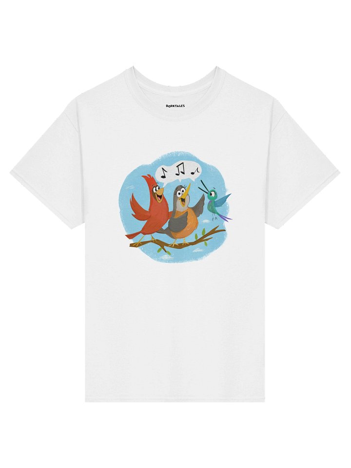 Folktale Forest’s Famous Birdie Band Adult Tee product image (1)