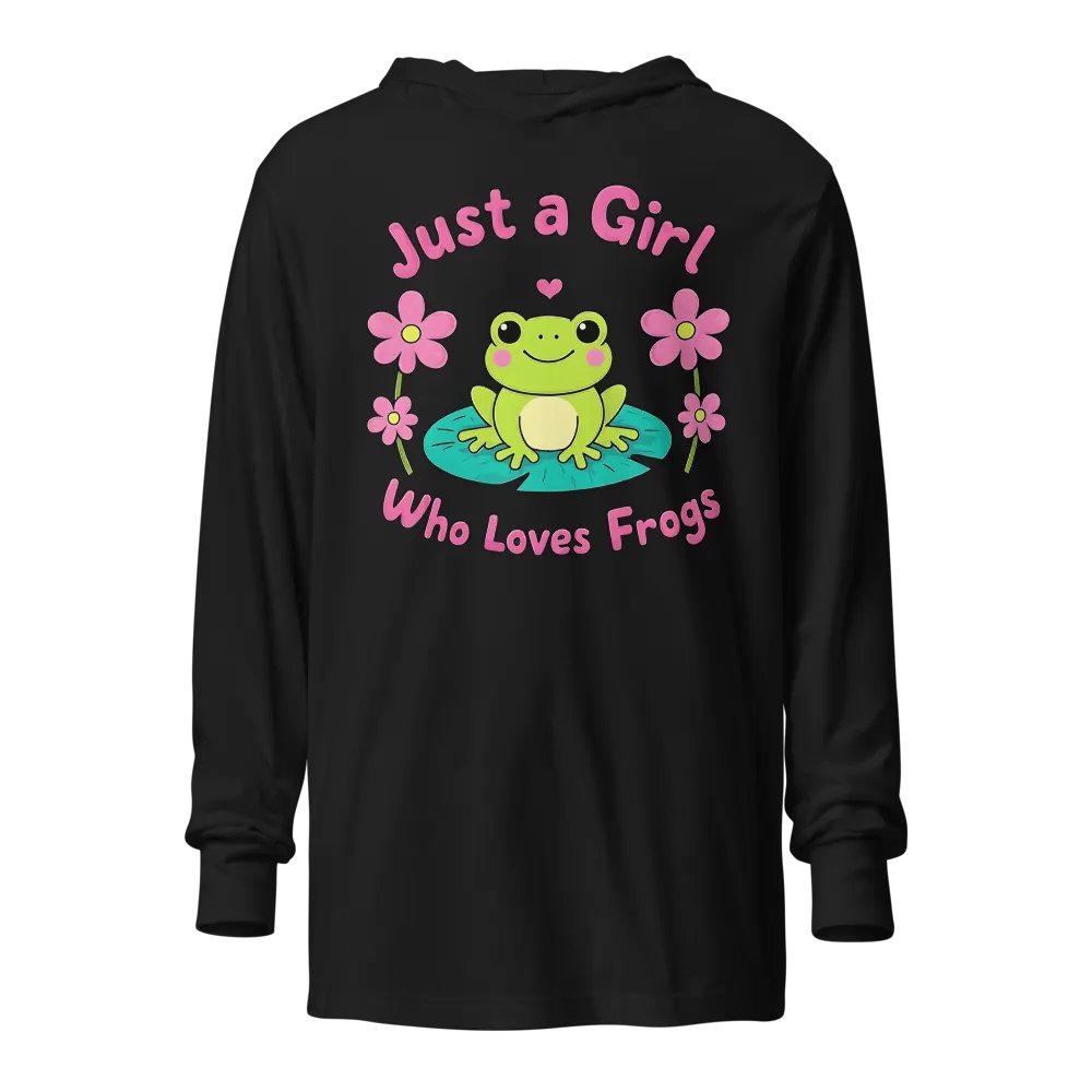 Frog Lover's Cozy Hoodie Tee Bella+Canvas (Adult Unisex) product image (1)