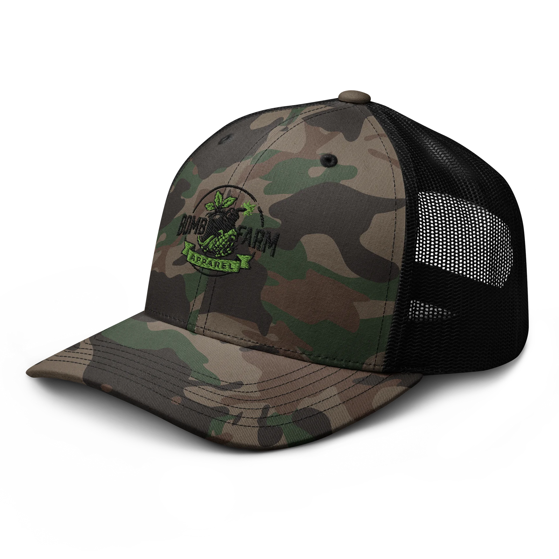 Camo Trucker Bomb Farm Hat product image (6)