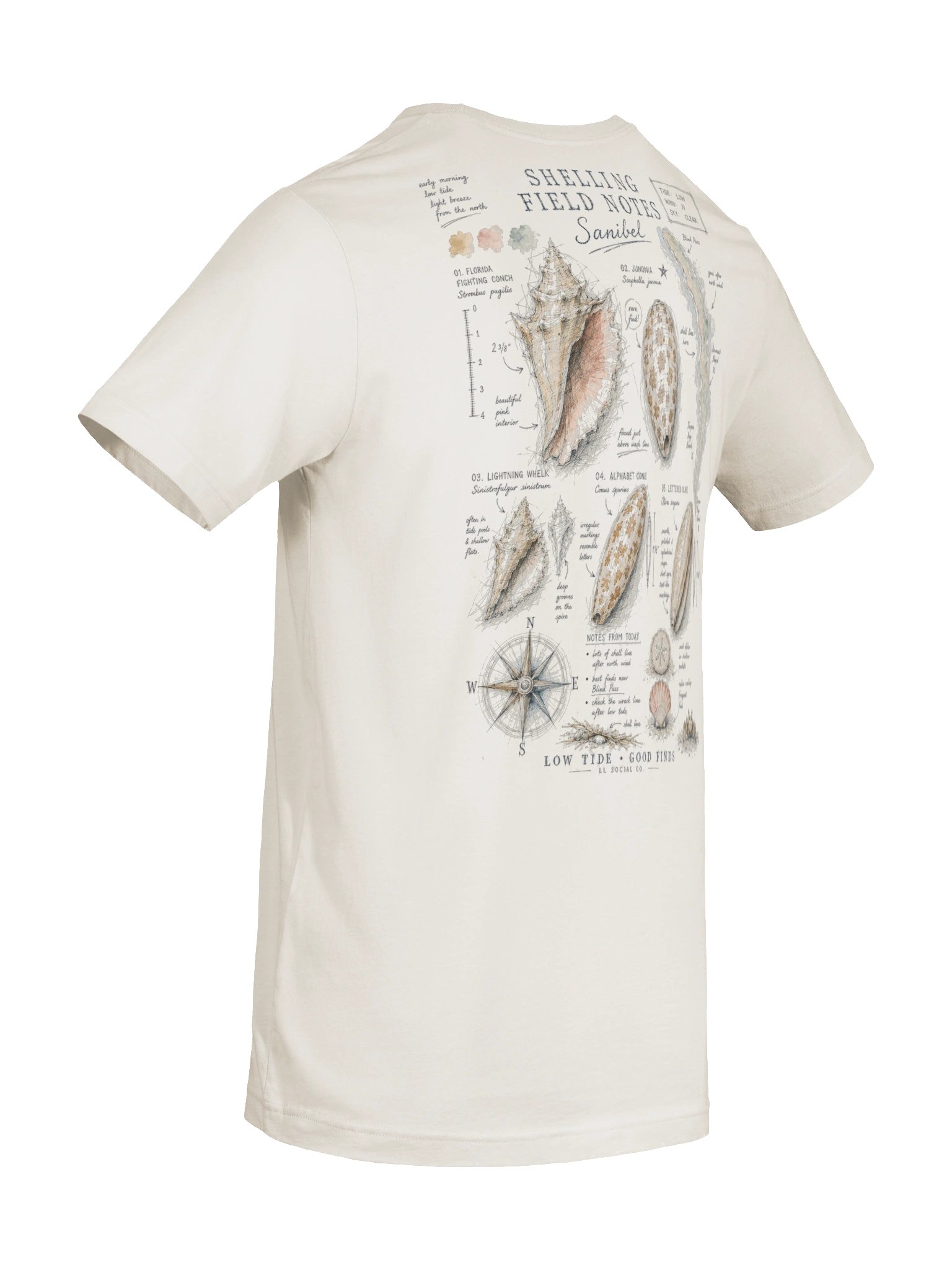 LL Social Co. Shelling Field Notes Tee — Sanibel product image (65)