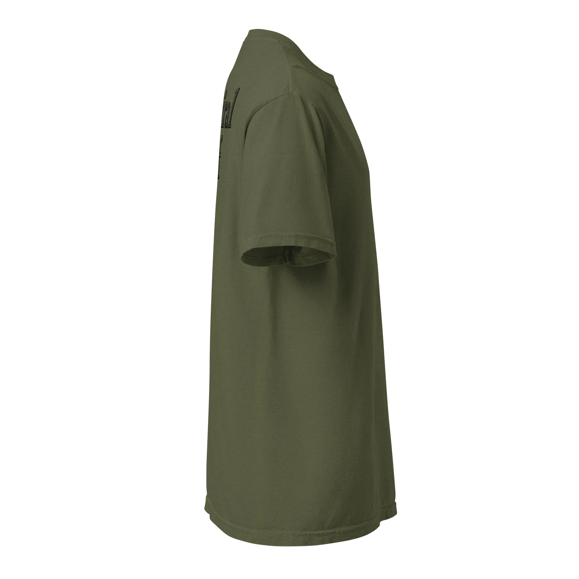 Embroidered Admiral Piff Shirt - Hemp Green product image (4)