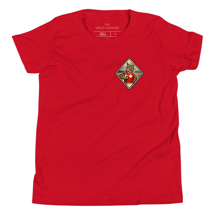Lynx Soccer Player T-Shirt for Kids | The Wild Games product image (25)