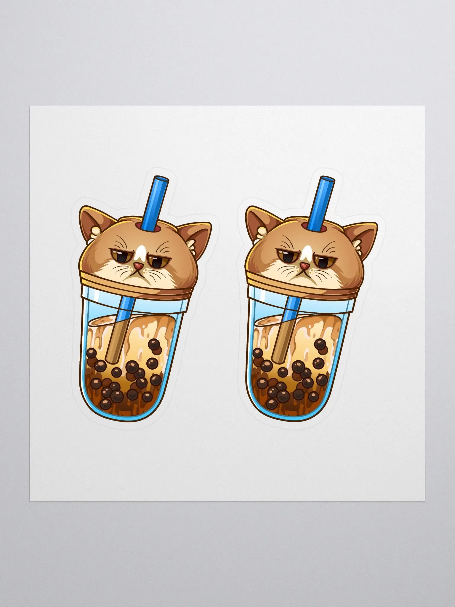 Boba Nut Double Sticker Set product image (1)