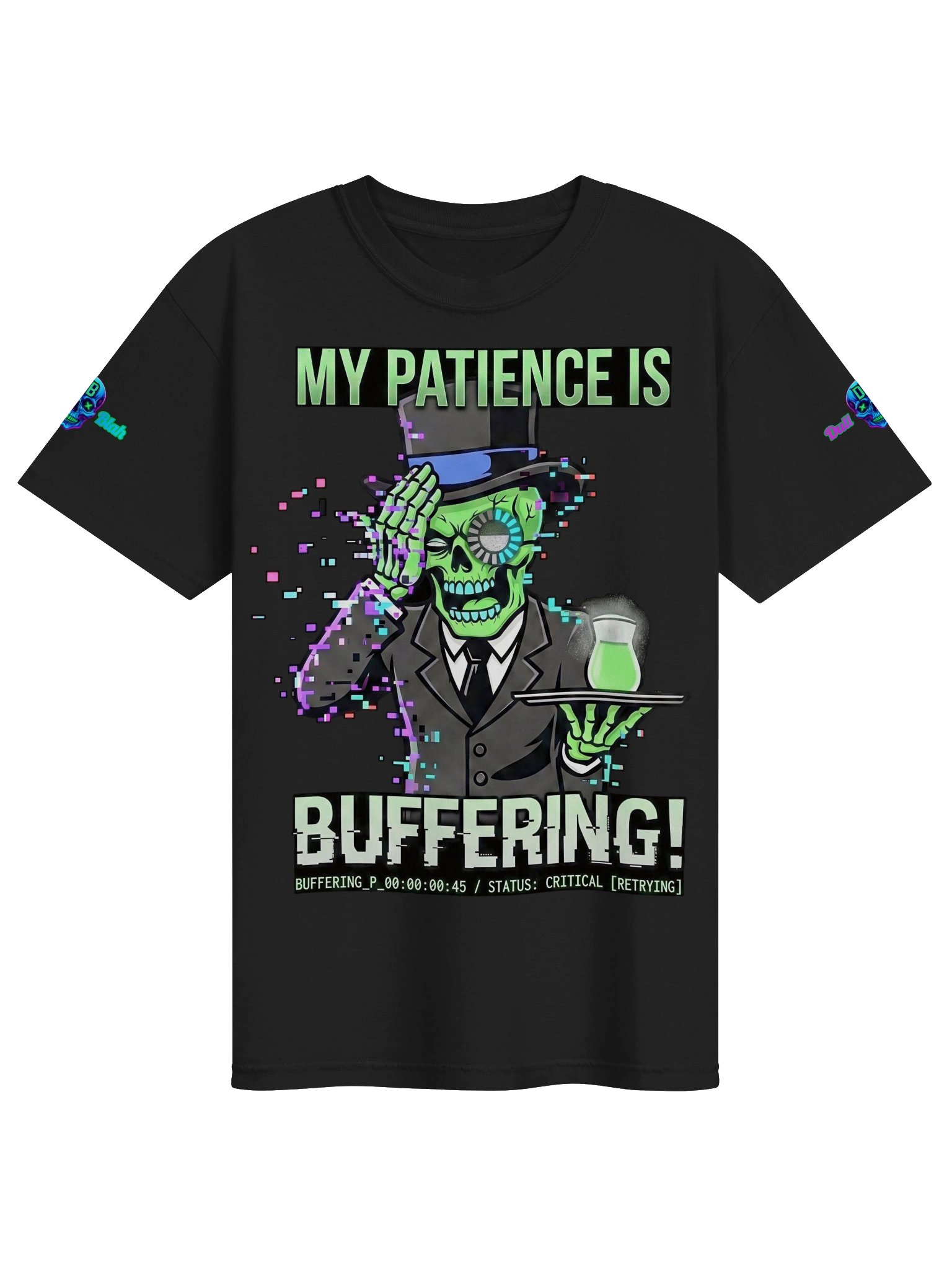 "Patience Is Buffering" Premium Graphic Tee product image (1)