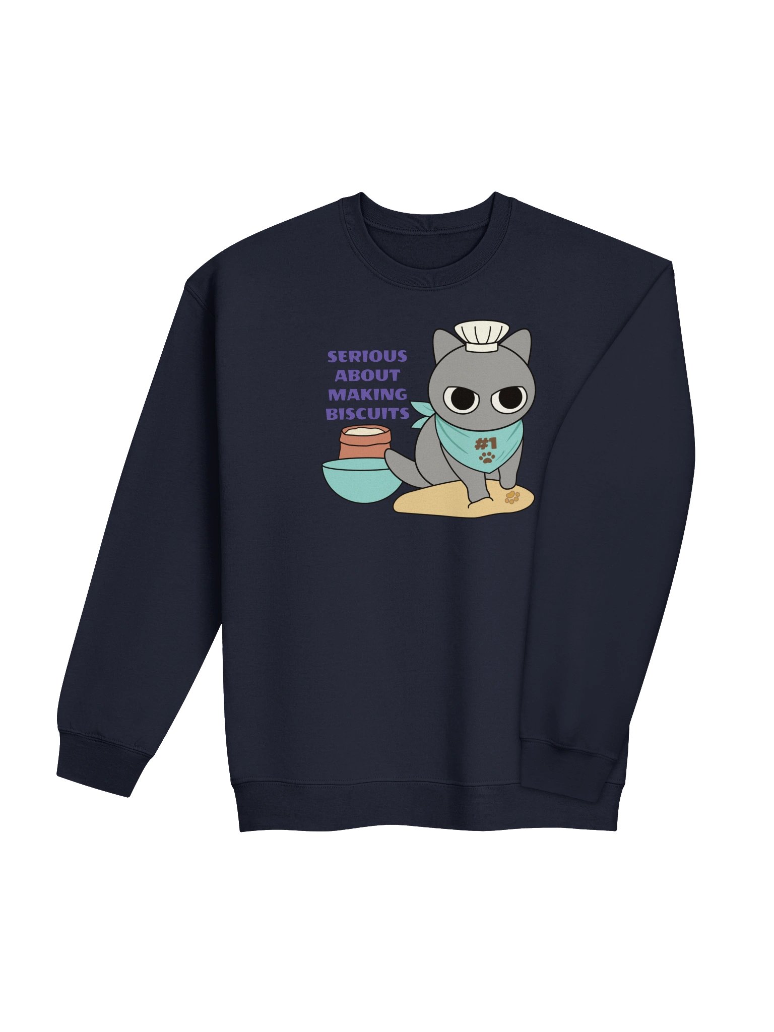 Biscuit Cat - Unisex Adult Sweatshirt product image (16)