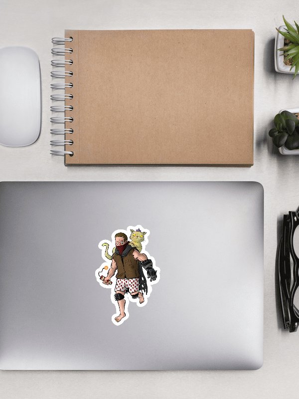 Carl and Cat Die-Cut Sticker product image (3)