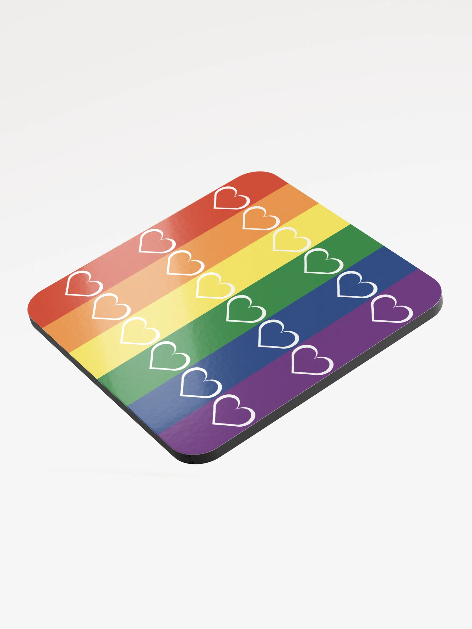 Rainbow Hearts Coaster product image (3)