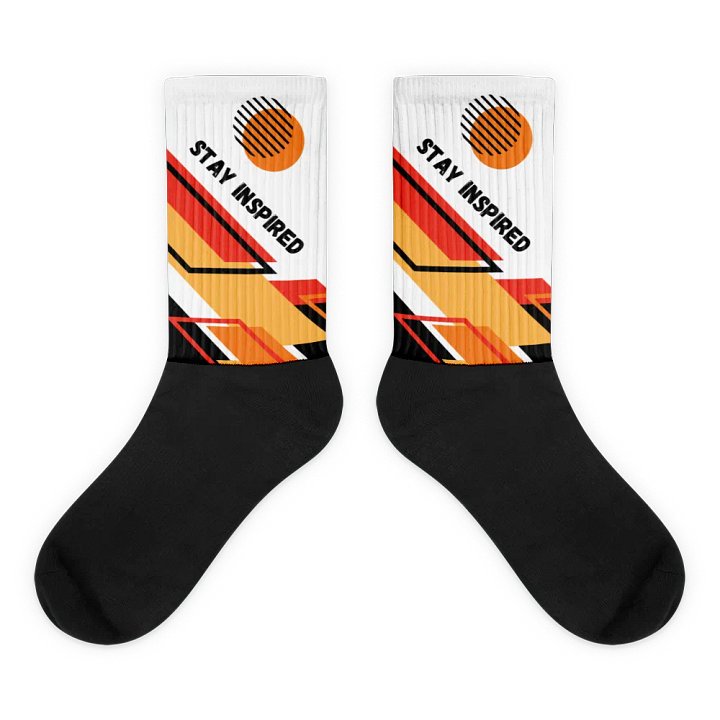 Geometric Fusion Sublimated Socks product image (1)