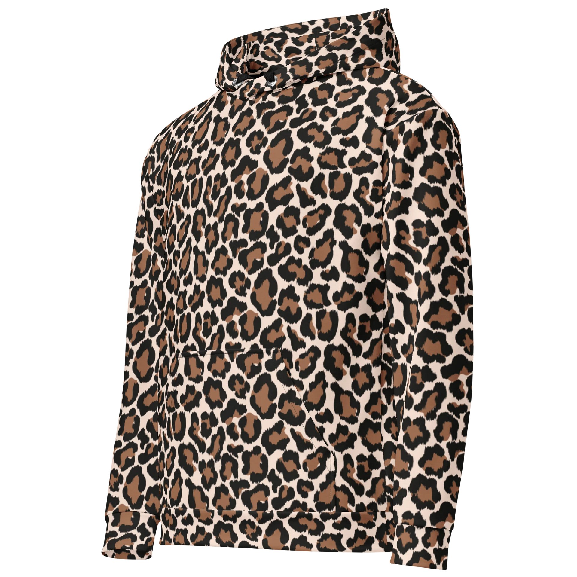 Stylish Leopard Print Hoodie for Animal Skin Enthusiasts product image (2)