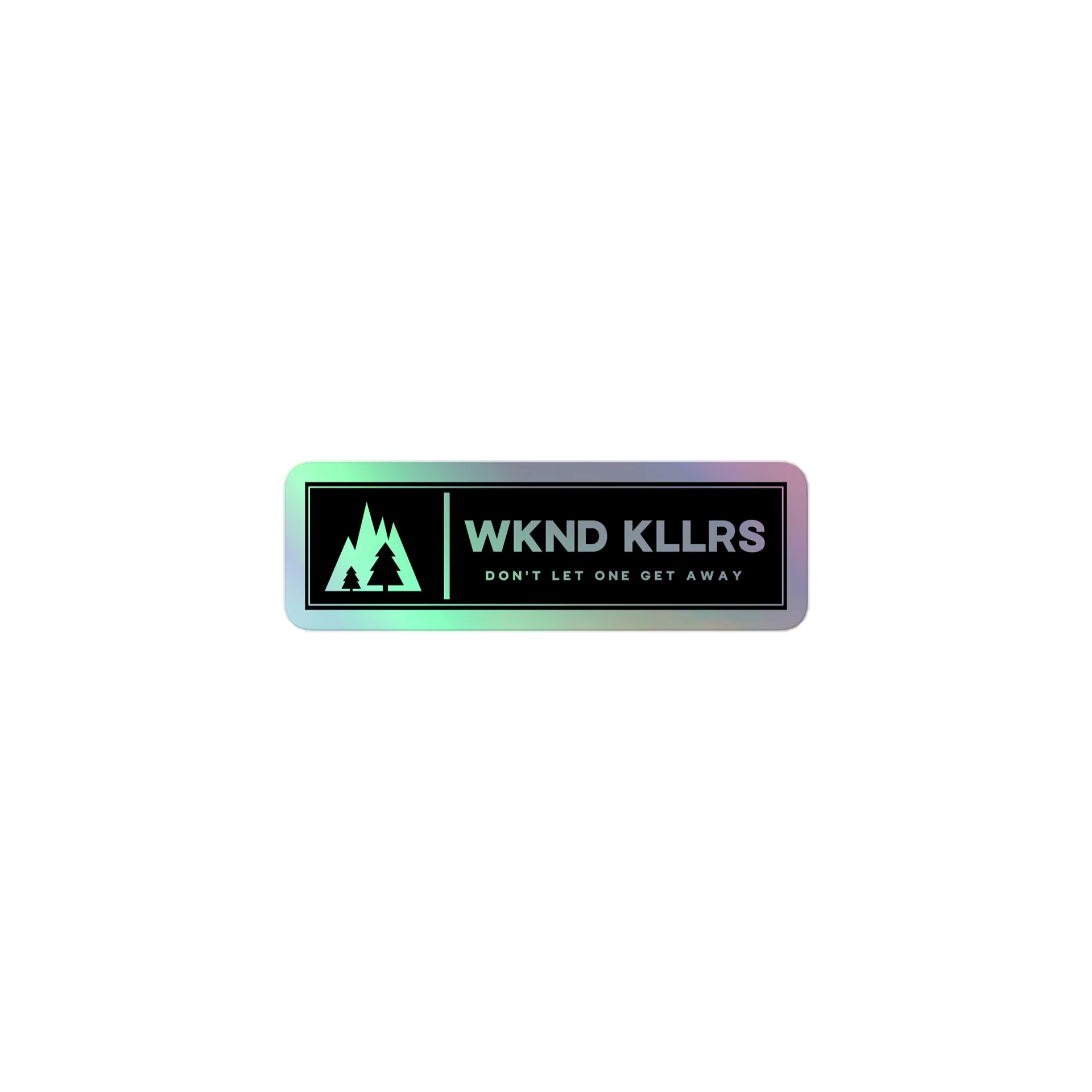 WKND KLLRS Logo Holographic Sticker Set product image (1)