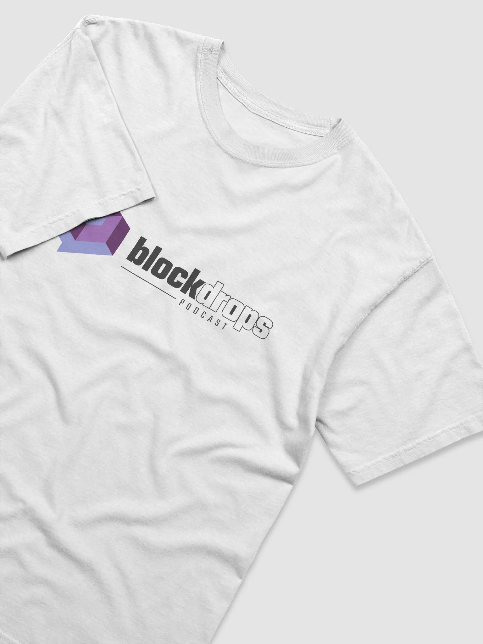 BlockDrops Tee - Black Logo product image (3)