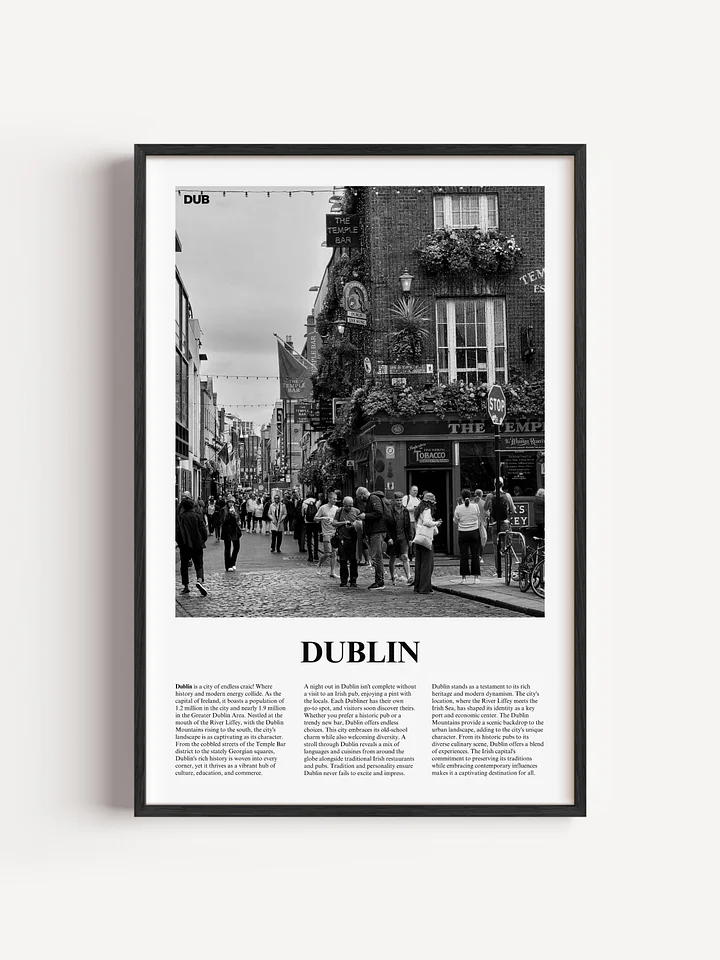 Dublin 01 Newspaper Poster product image (1)