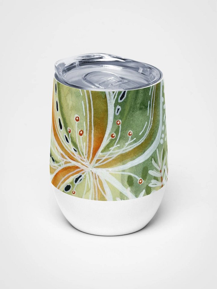 Floral Fantasy Wine Tumbler product image (1)