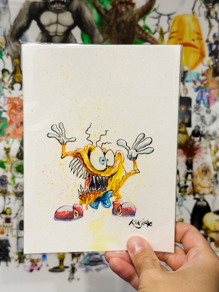 SQUIM! (Original Watercolor Painting) product image (2)