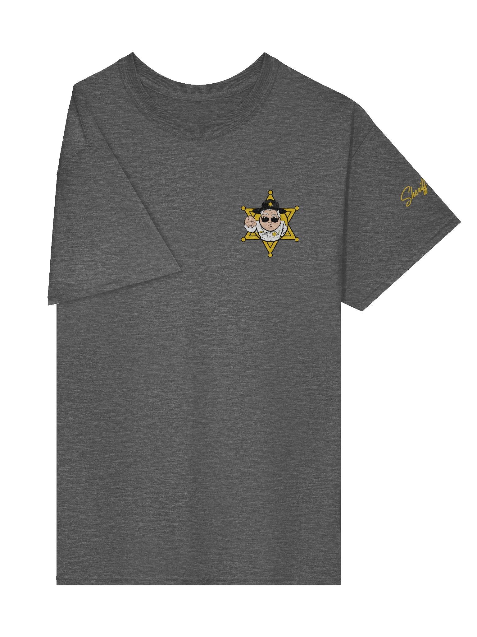 Sheriff Logo And Name Heavyweight T-Shirt by Gildan product image (4)