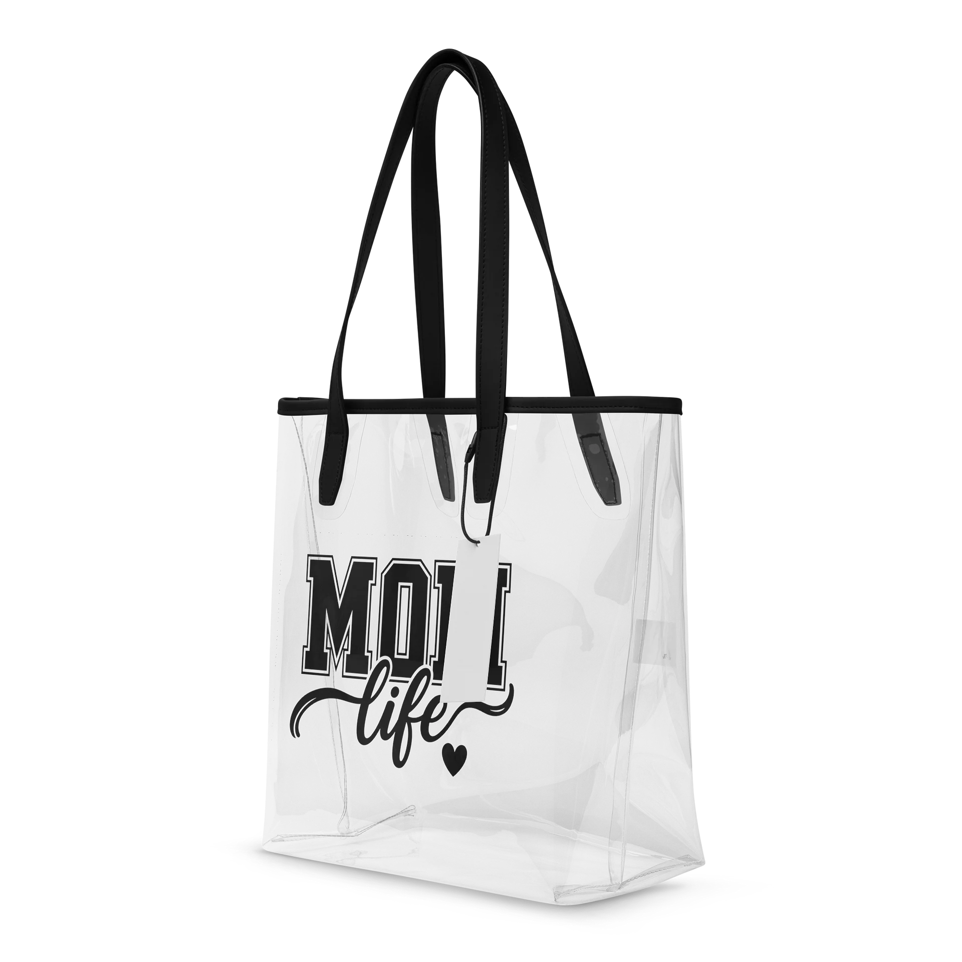 Mom Life Clear Tote Bag | Everyday & Game Day Essentials product image (5)