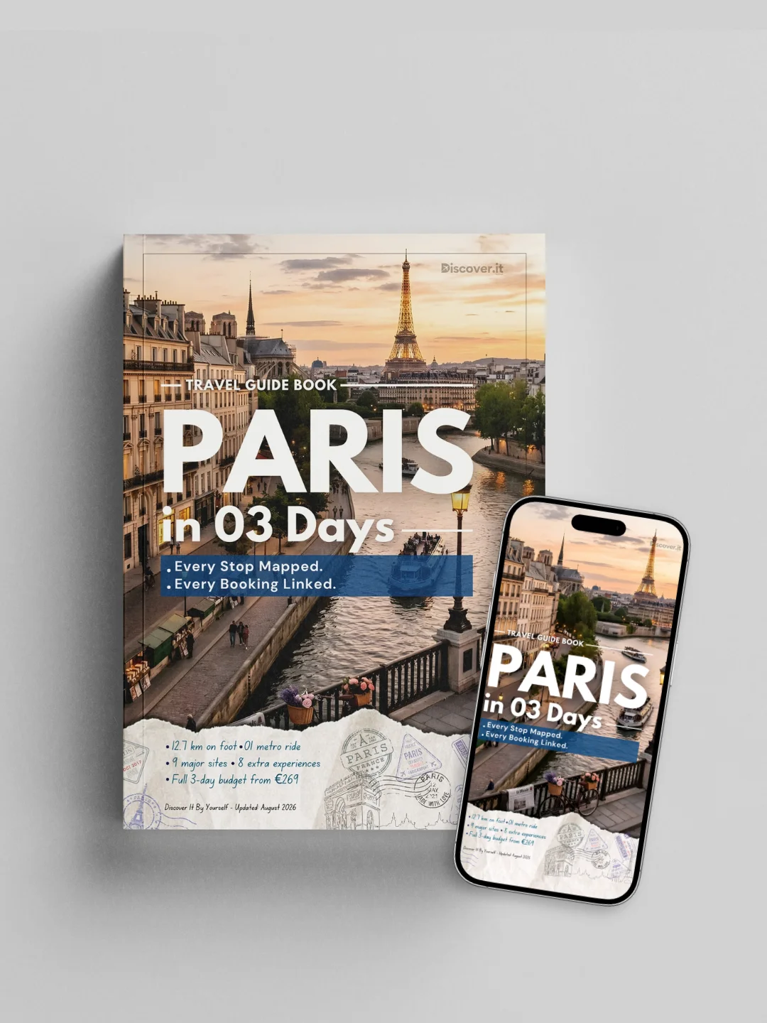 Paris in 3 Days - Every Stop Mapped product image (1)