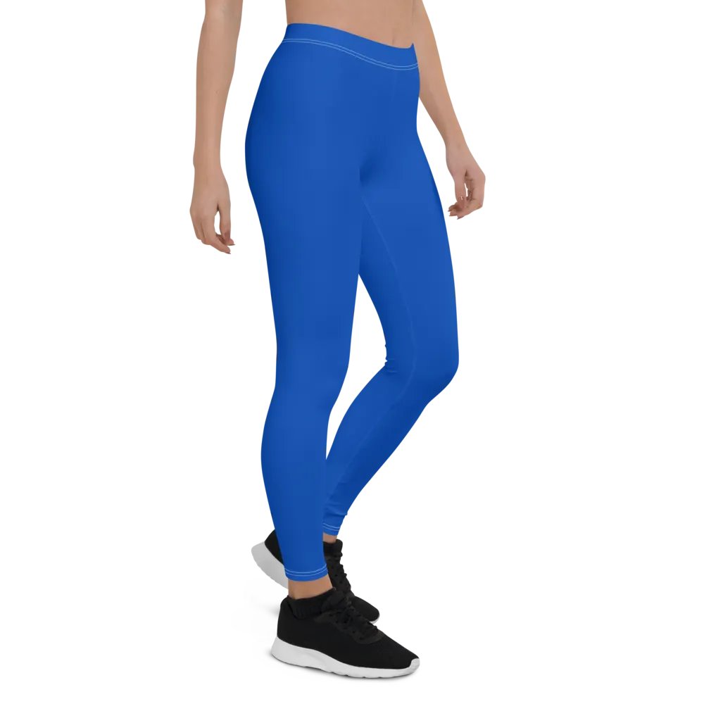 Plain Color Absolute Blue Leggings product image (5)