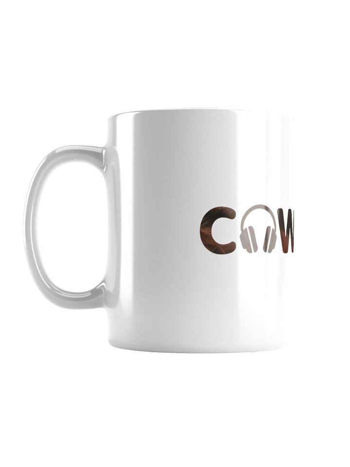 COWSHED Cowhide Textured White Glossy TEA Mug product image (1)