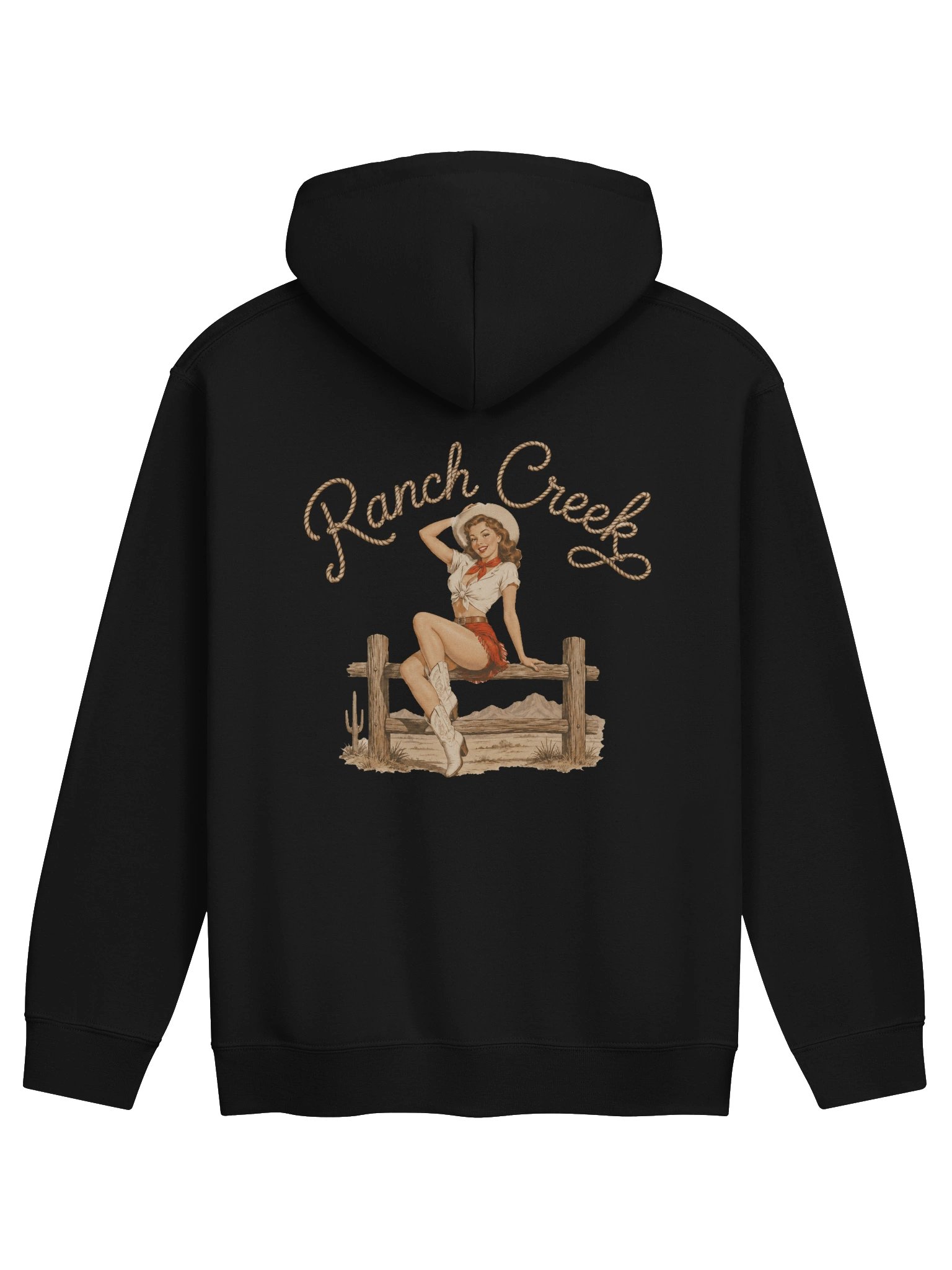 Brunette Cowgirl Hoodie product image (1)