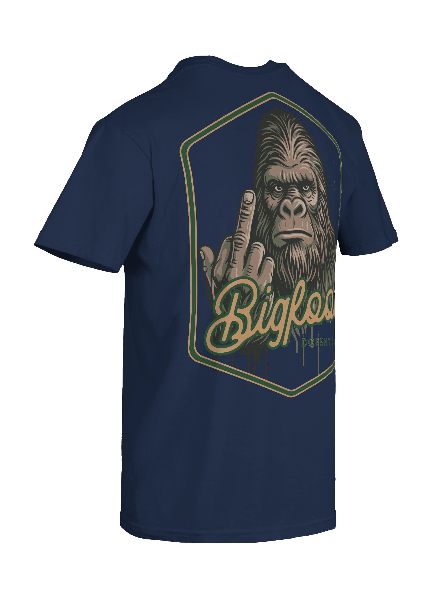 Bigfoot Doesn’t Care Heritage Tee product image (96)