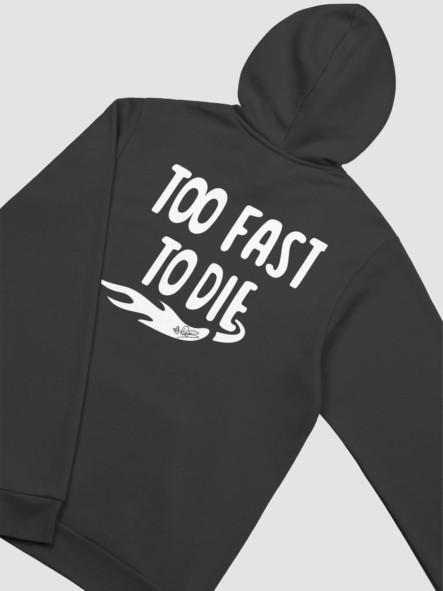 TOO FAST TO DIE (Rear) Hoodie product image (4)