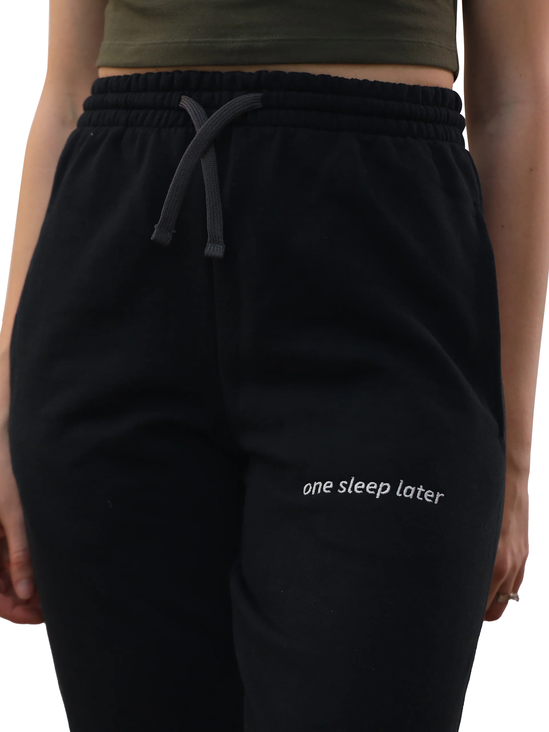 One Sleep Later Embroidered Joggers product image (2)