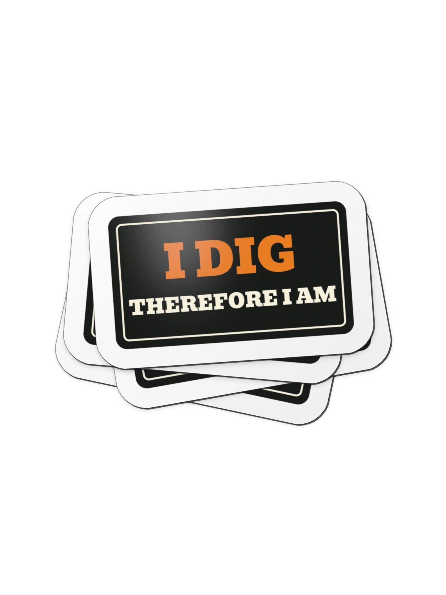 I dig therefore I am — Toolbox Magnet product image (5)