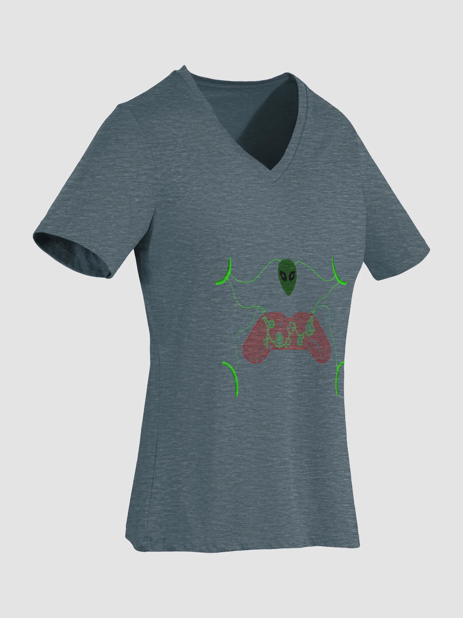 Galactic Gamer V-Neck Tee product image (2)