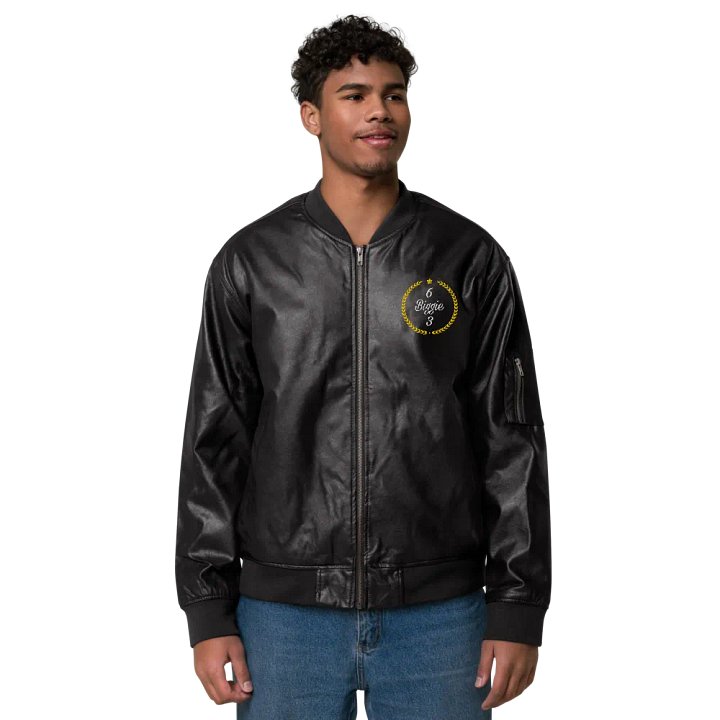 Urbanite Classic Faux Leather Bomber product image (2)