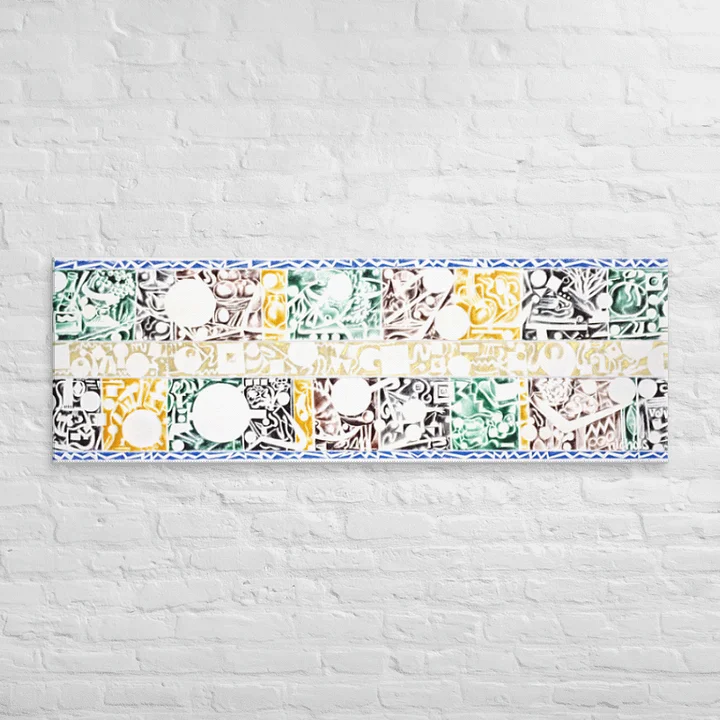 Spring Still Life (1990) on canvas (20" x 60") product image (2)