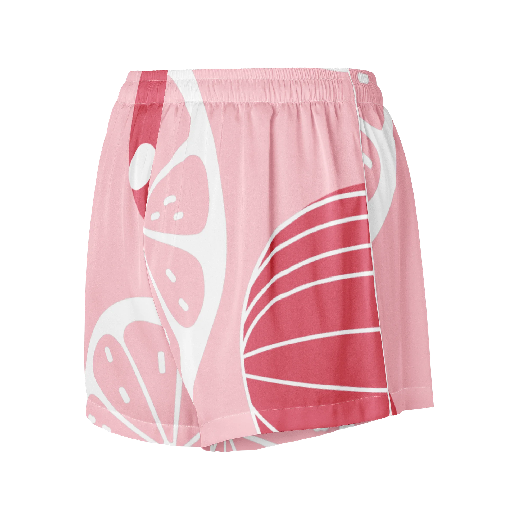 Pink Citrus Slice Pajama Shorts product image (4)