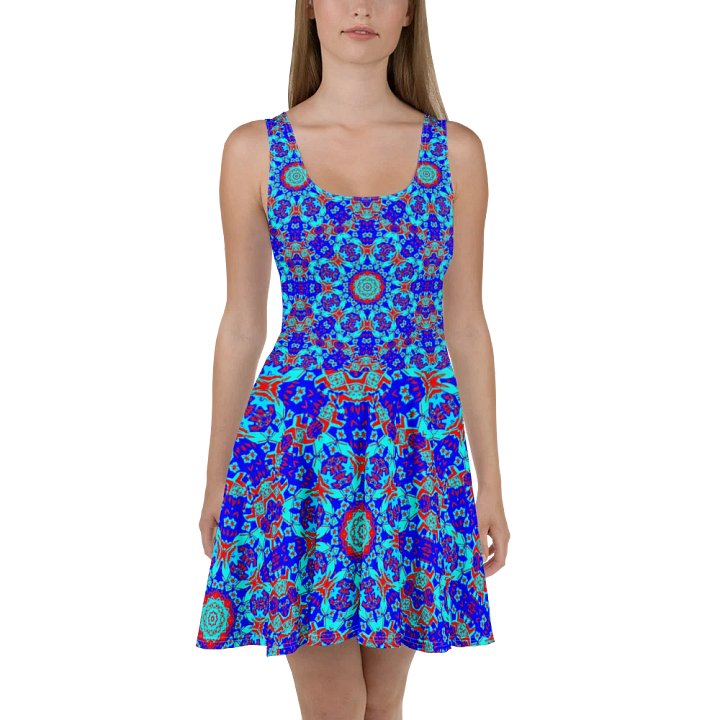 Floral Tapestry Skater Dress, product image (2)