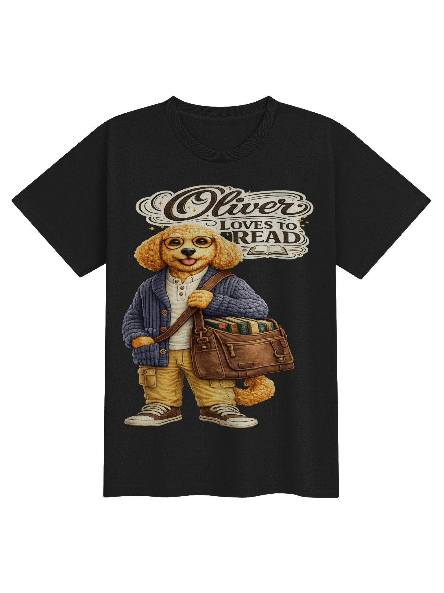 Oliver Loves to Read Youth Tee product image (7)