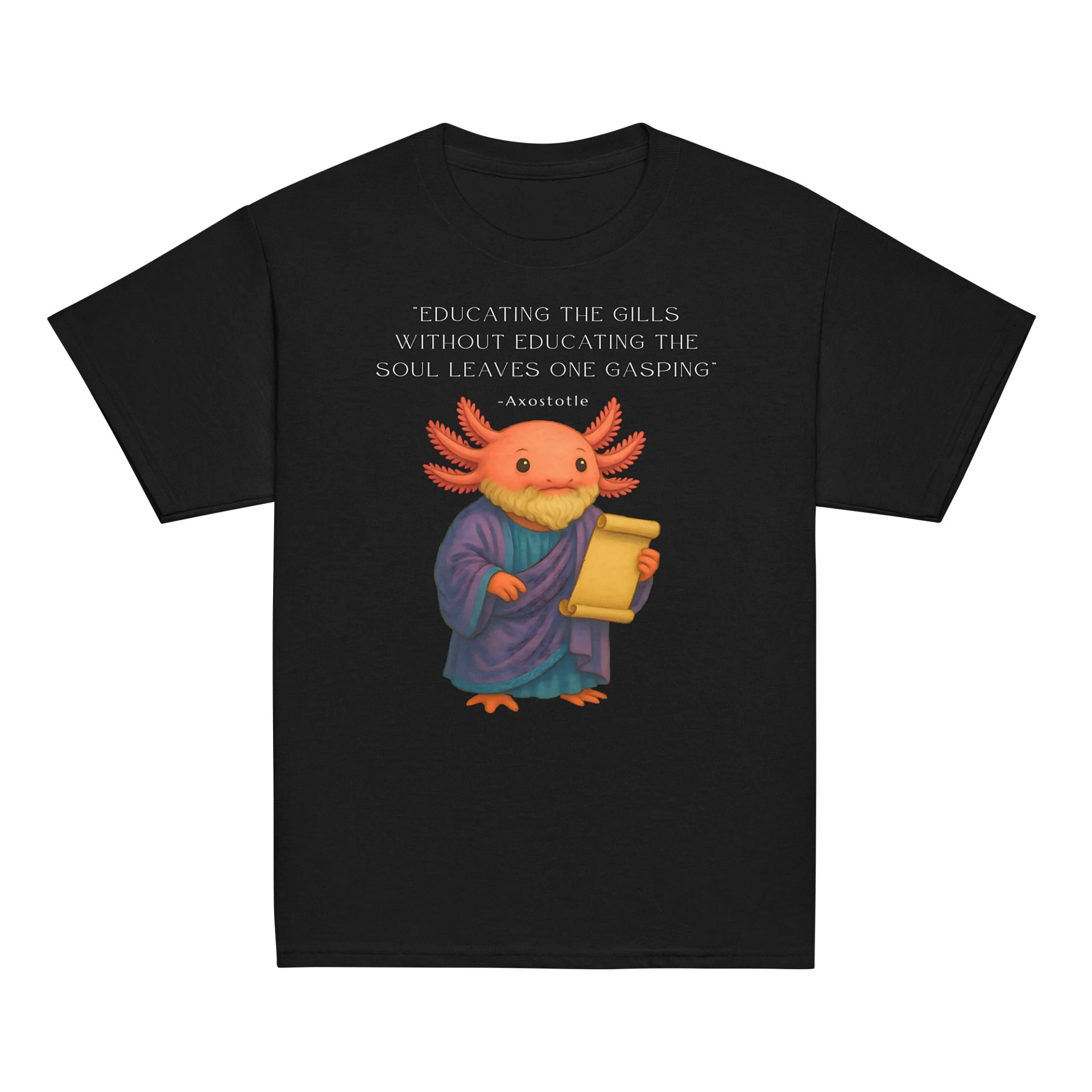 Axostotle - Educating the Gills Axolotl Aristotle Philosophy Shirt product image (7)