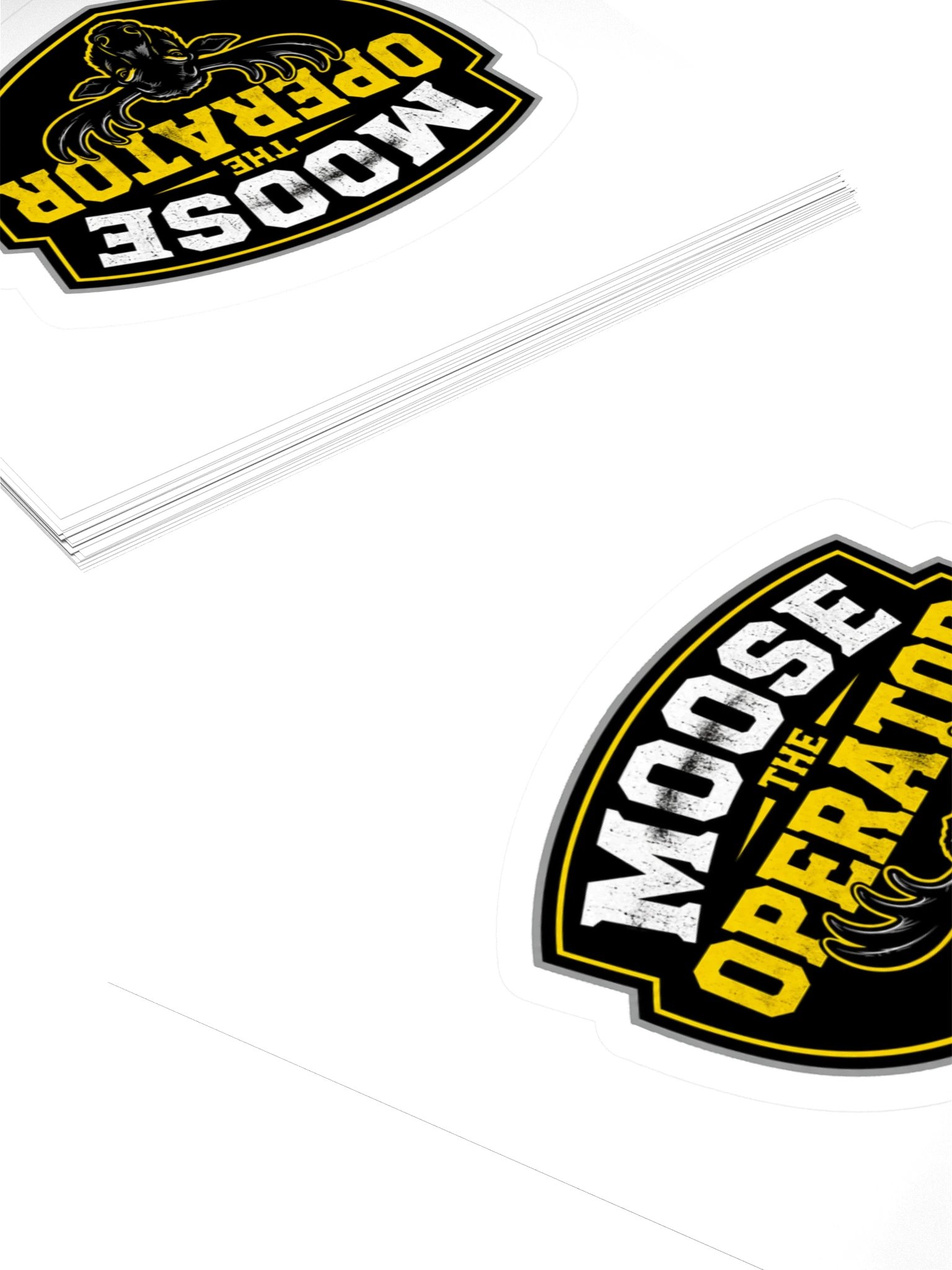 Moose Shield Sticker (Yellow) product image (4)
