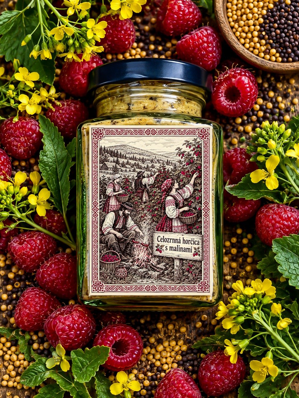 Celozrnná horčica s malinami product image (1)