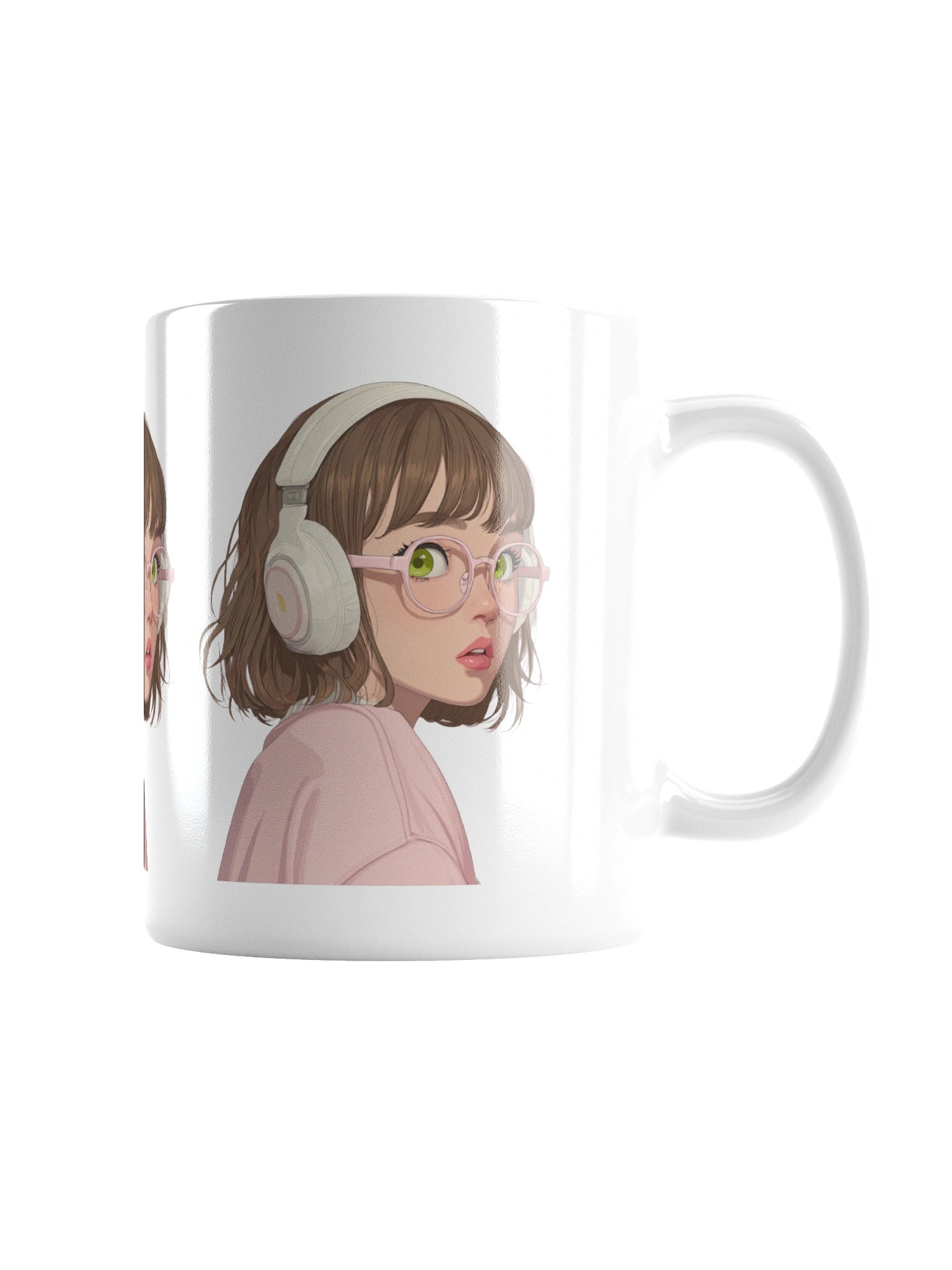 Triple Portrait Glossy Mug product image (7)
