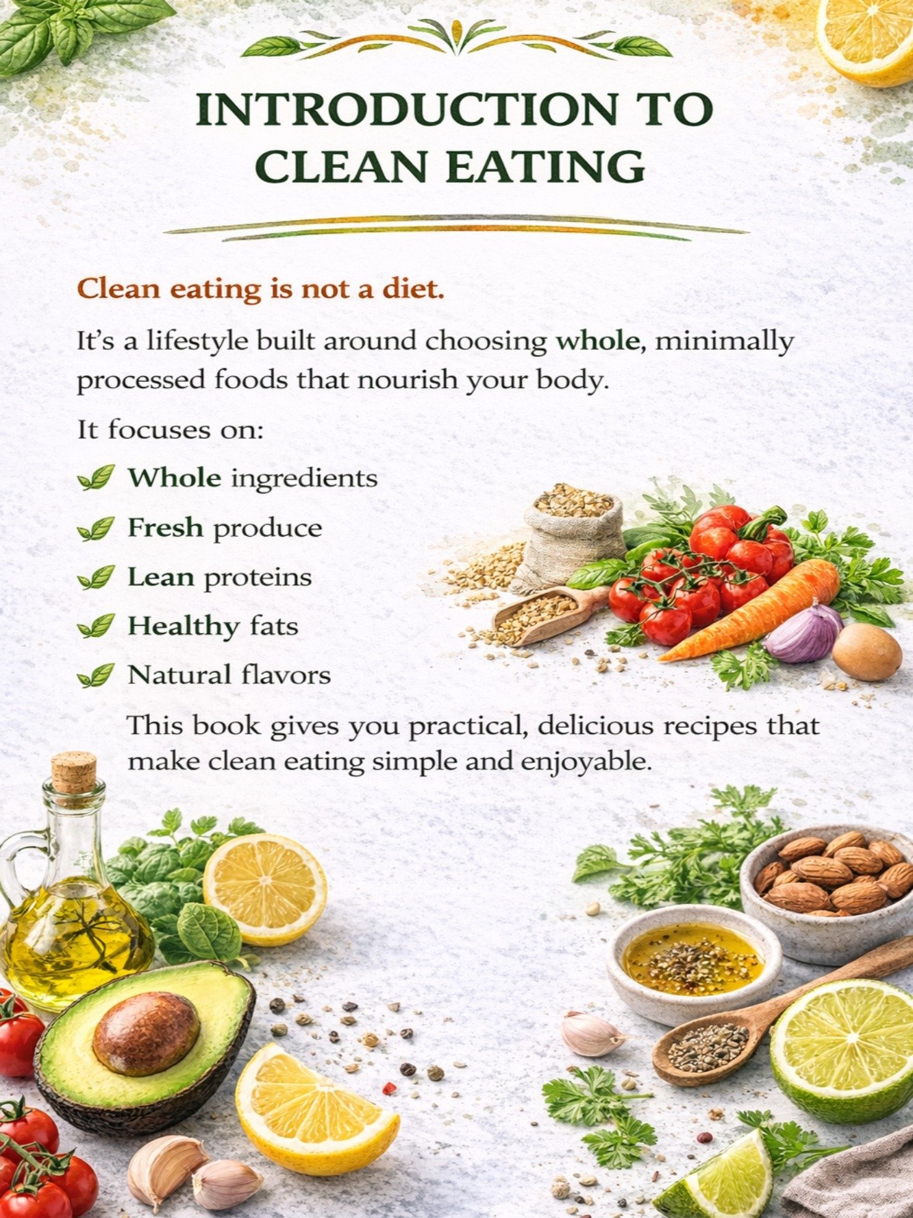 Eat Clean, Feel Good: Recipes for Everyday Wellness product image (2)