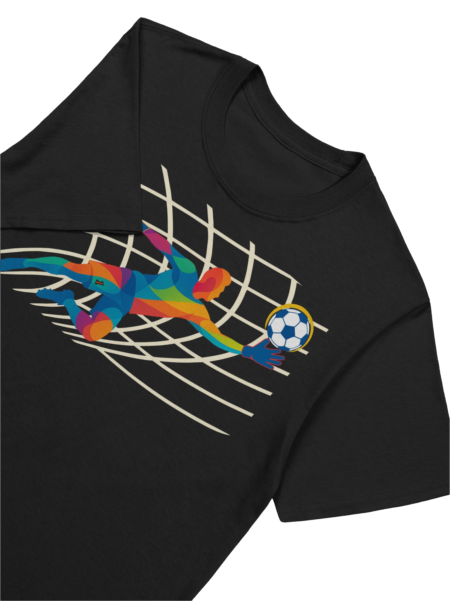Diving Save: Colorful Goalkeeper Tee product image (7)