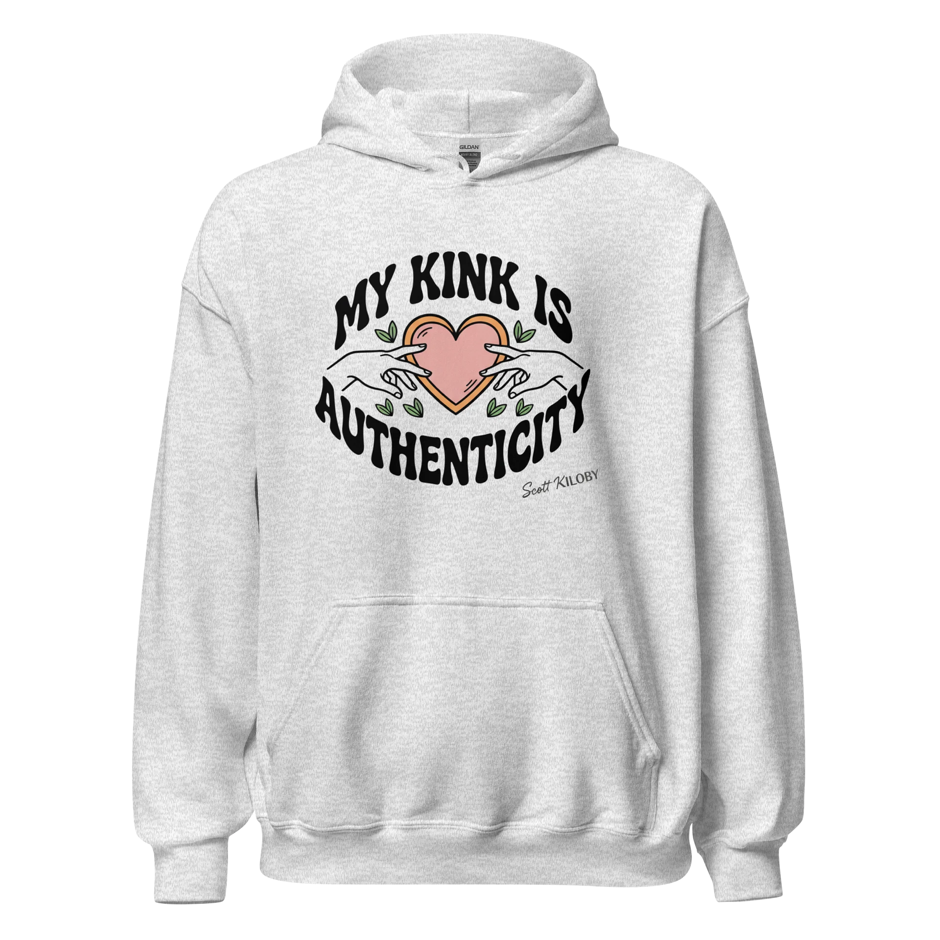 “My Kink Is Authenticity” Ash Classic Unisex Hoodie product image (1)