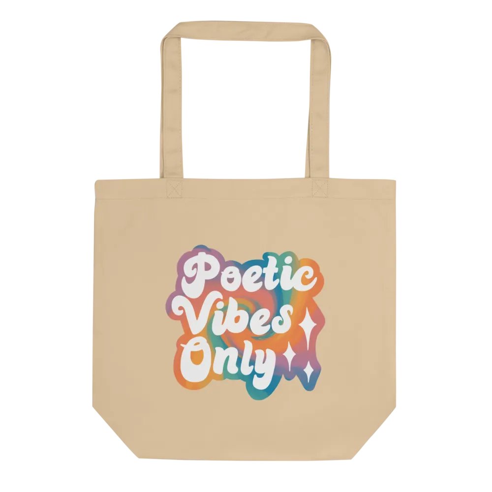 Poetic Vibes Only Tote Bag product image (1)