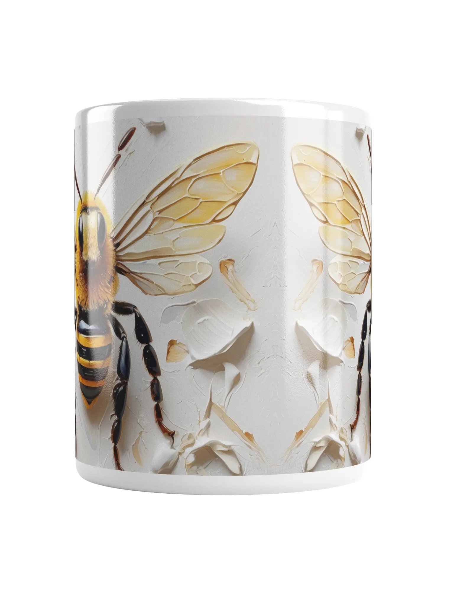 Floral Honeycomb Ceramic Mug product image (5)