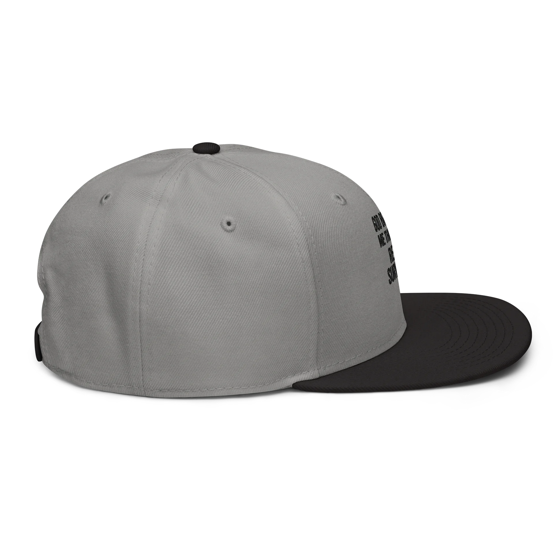 God Brought Me Through “Real Survival” Snapback Hat | GBMT Signature Flat Bill Cap product image (6)