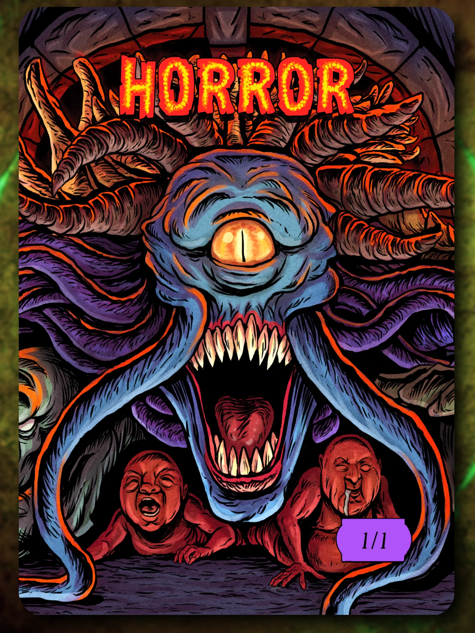 Horror 1/1 Full Art Token product image (1)