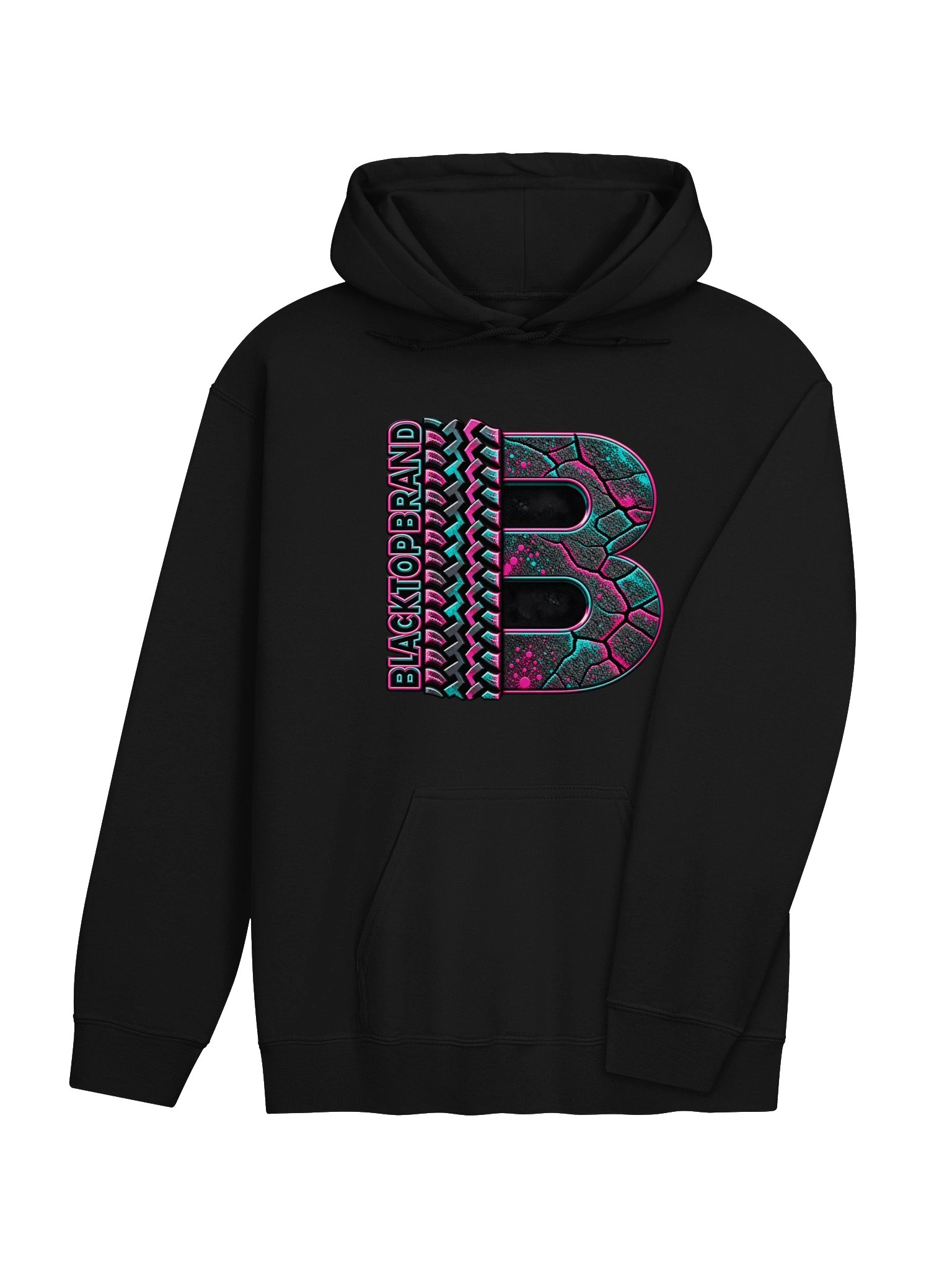 Blacktop Brand "B Logo" Color Flash Hoodie product image (36)
