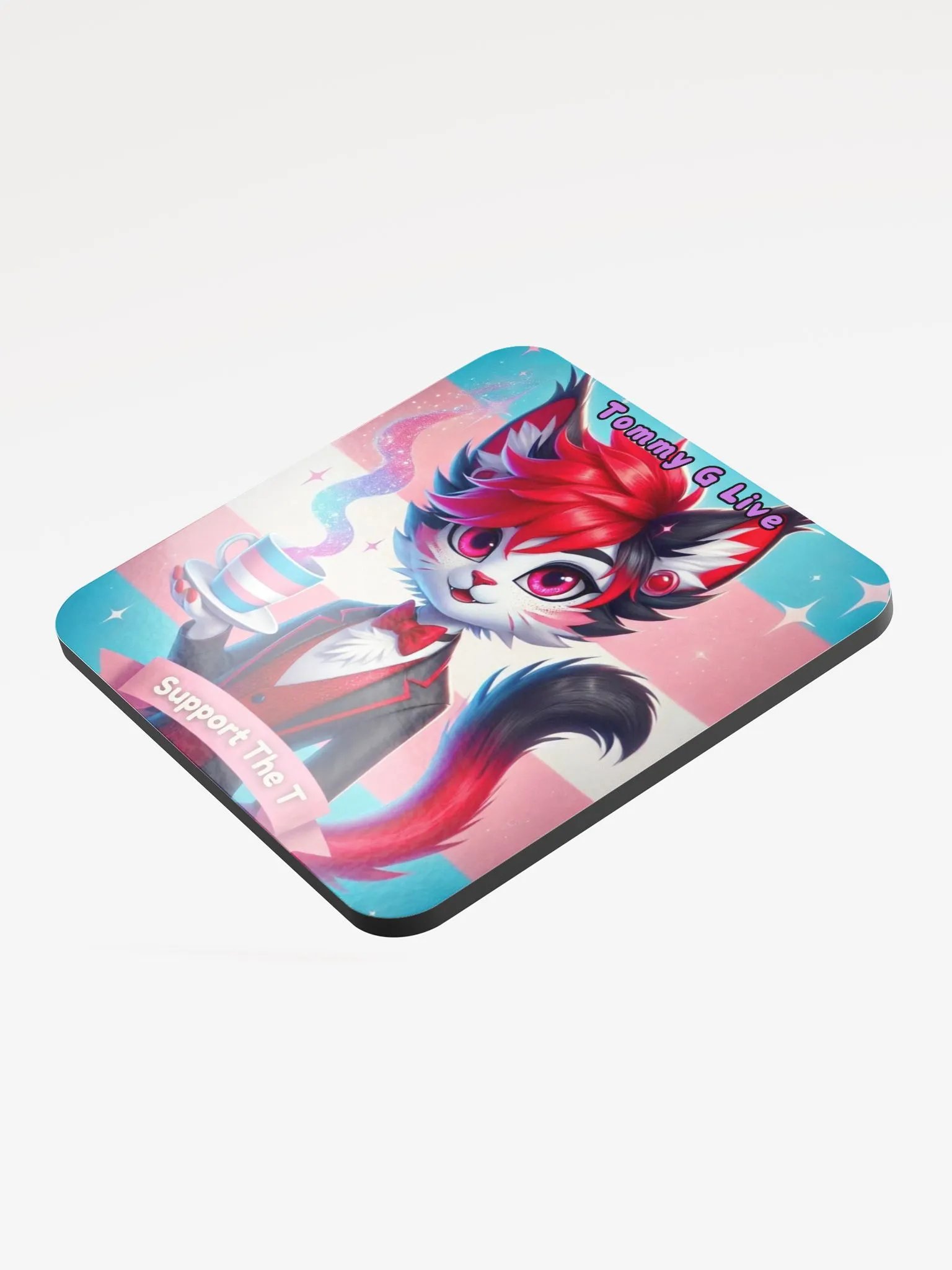 Support The T - Trans Drinks Coaster product image (3)