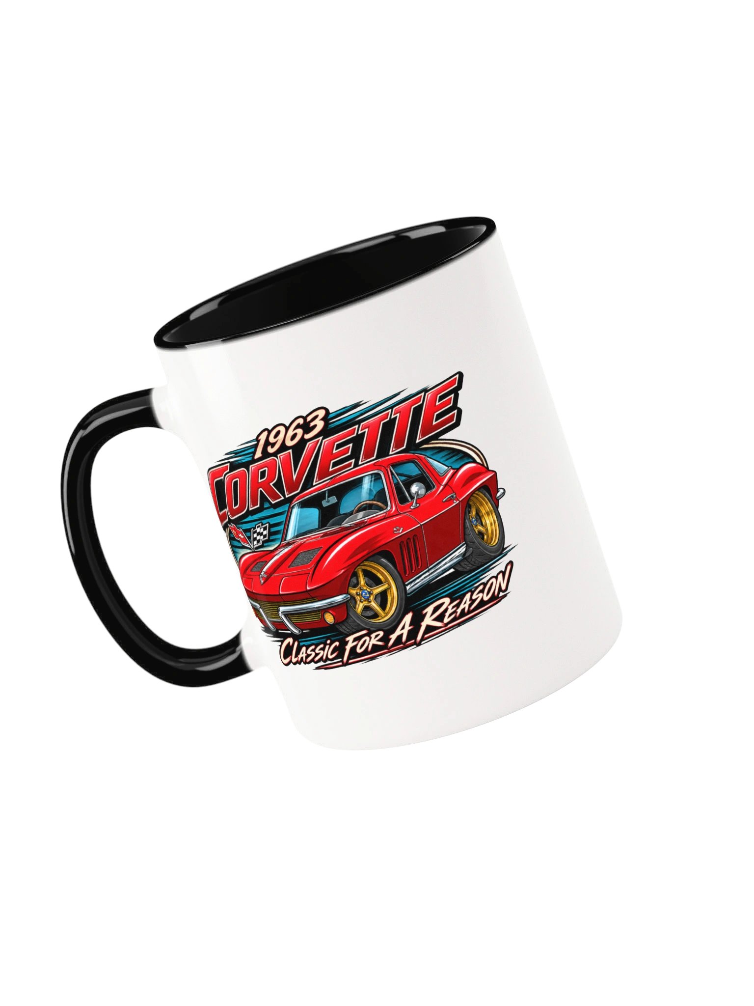 1963 Corvette – Classic in Red Two-Tone Mug product image (21)
