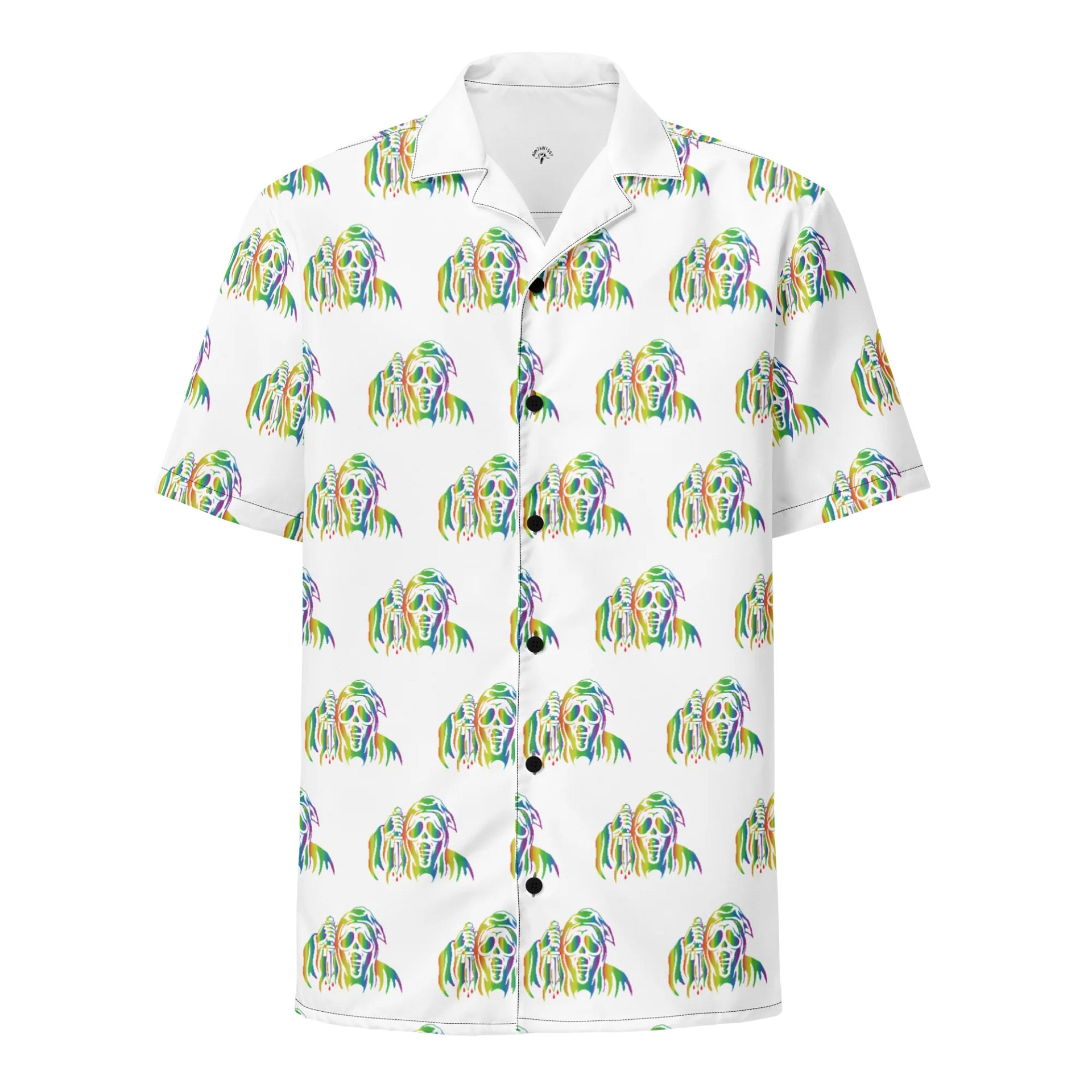 Rainbow Ghost Hawaiian Shirt product image (1)