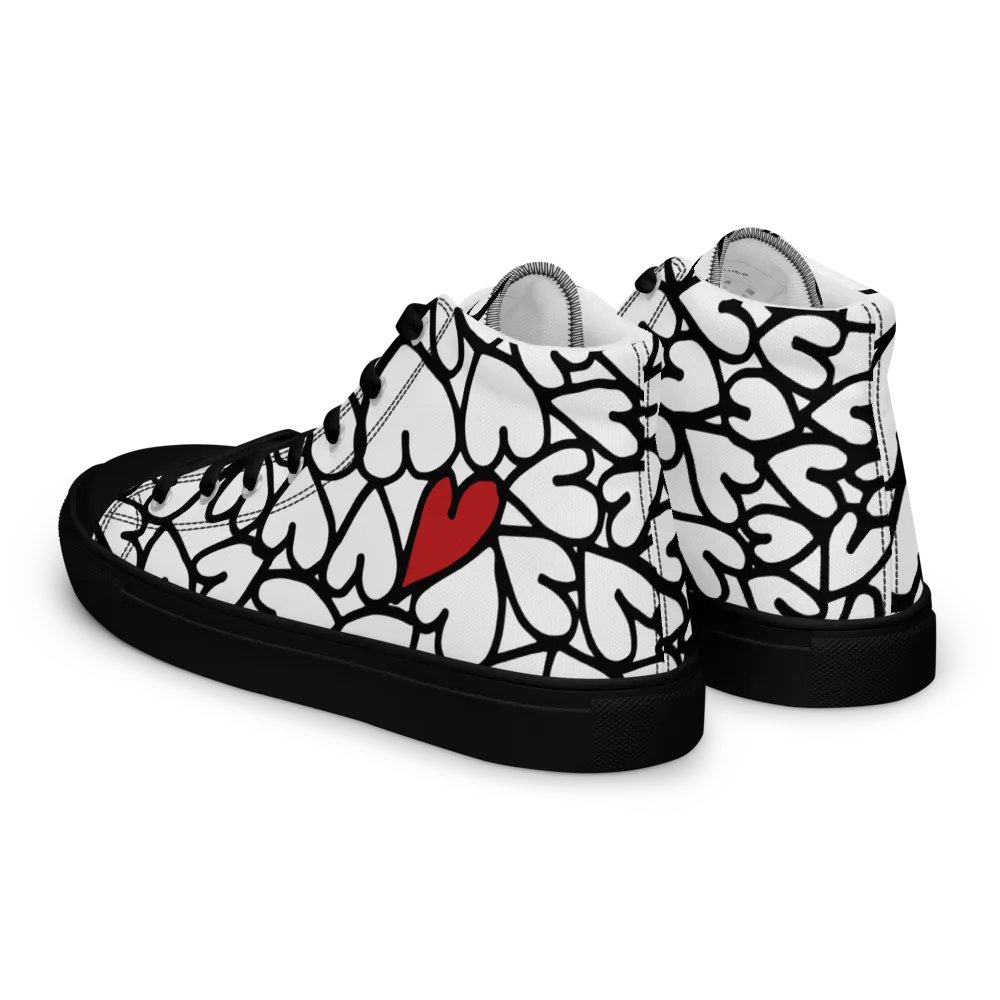 Have A Heart High Top Canvas Shoes product image (6)